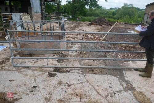 14' GALVANISED YARD GATE (MARKED I)