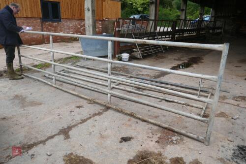 15' GALVANISED YARD GATE (MARKED J)