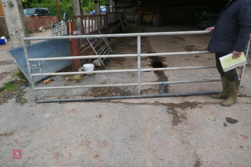 12' GALVANISED YARD GATE (MARKED K)