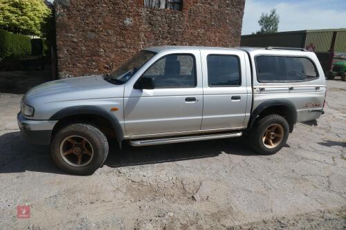 2002 MAZDA B2500 4WD DOUBLE CAB PICK UP