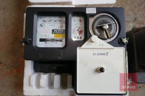 &pound;1 ELECTRIC SLOT METER & STANDARD METER