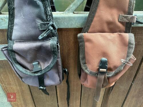 2 SADDLE BAGS