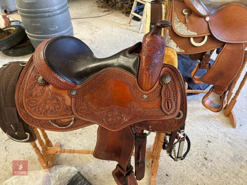 CRATES HAND MADE WESTERN SADDLE