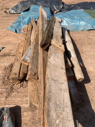 RECLAIMED SOFTWOOD POLES & PLANKS