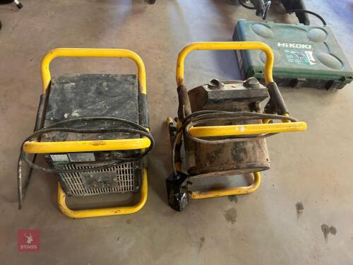 2 X 240V 2KW STANLEY WORKSHOP HEATERS