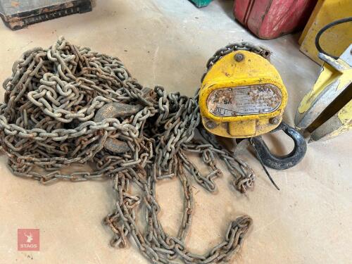 YALE IT CHAIN HOIST