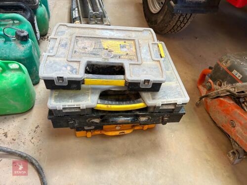 4 BOXES OF SCREWS/NUTS/BOLTS & NAILS