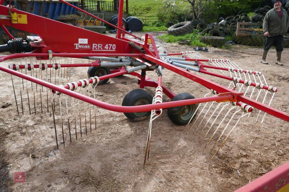 TWOSE RR470 SINGLE ROTOR RAKE