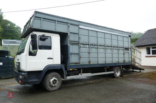 2002 MAN 22' LIVESTOCK LORRY