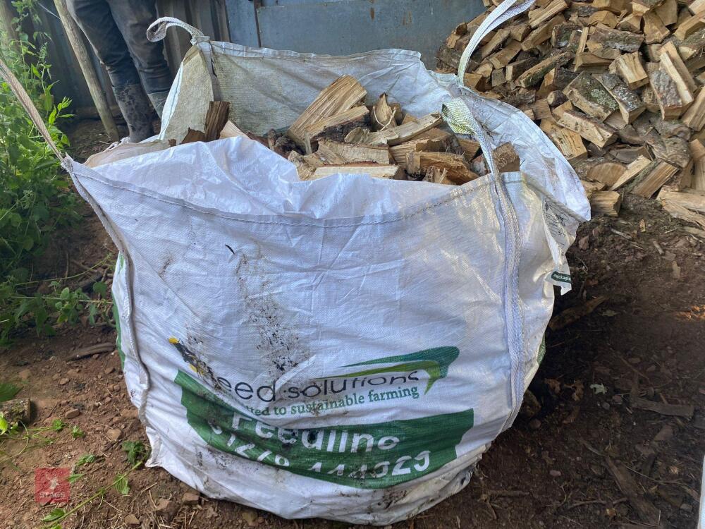 1 DUMPY BAG OF OAK LOGS