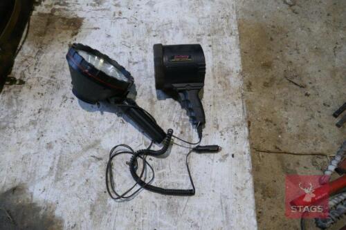 2 HIGH POWER 12V SPOT LAMPS