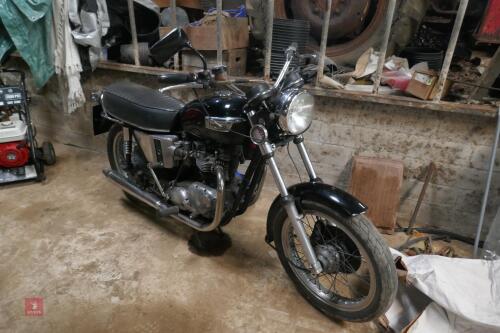 1972 TRIUMPH 650TR6 TROPHEY MOTORBIKE