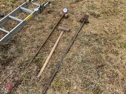 HEAVY DUTY LIFTING ROLLERS & SLEDGE (22)