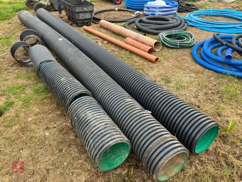LARGE QTY OF 12'' DRAINAGE PIPE (2)