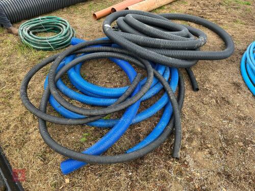 VARIOUS SIZED PERFORATED PIPES (7)