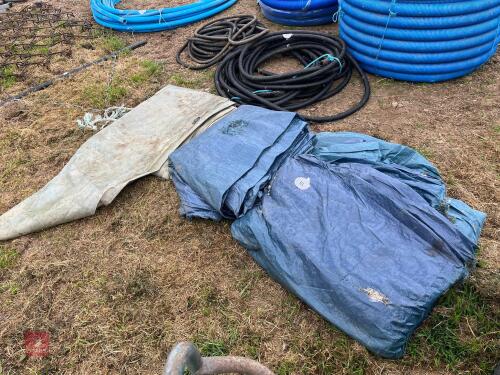 3 USED TARPAULINS (15)