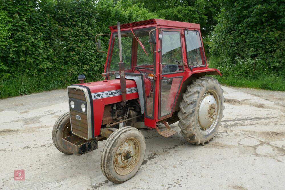 1983 MASSEY FERGUSON 250 2WD TRACTOR