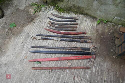 12 MIXED ATTACHMENT TINES