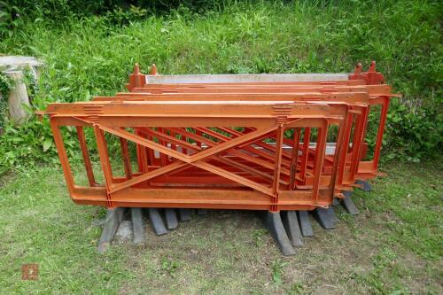 9 PLASTIC WORK BARRIERS