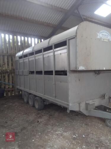 GRAHAM EDWARDS LIVESTOCK TRAILER