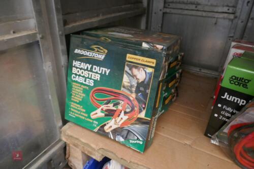 5 BOXED OF BROOKSTONE HD JUMP LEADS
