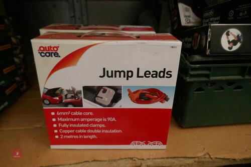 2 BOXES OF AUTOCARE JUMP LEADS