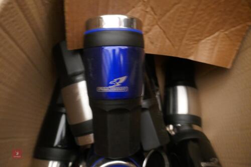 BOX OF FALCON TRAVEL MUGS