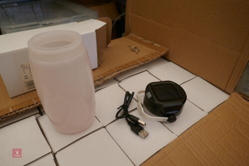 48 BRAND NEW SOLAR LIGHTS/WATER BOTTLES