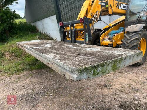 2 4.5M X 1.2M X150MM CONCRETE PANELS