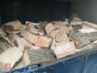 LAND ROVER LOAD OF HARDWOOD LOGS