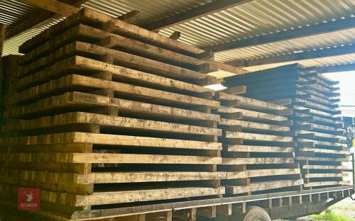 250 UNTREATED WOODEN BEARERS