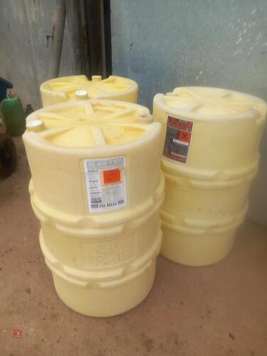 3 200L BARRELS