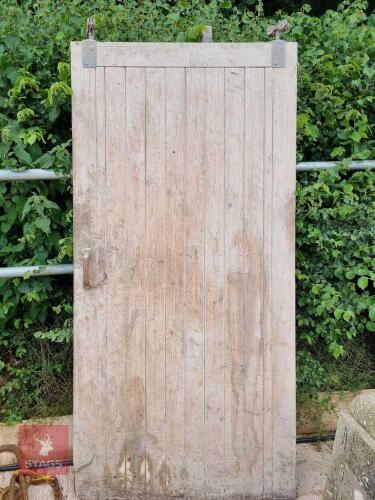 OLD WOODEN SLIDING DOOR