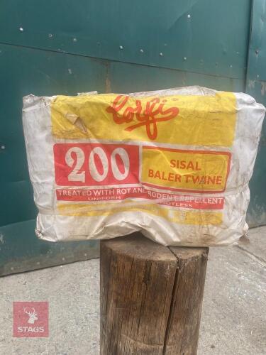TWO ROLL OF SISAL BALER TWINE