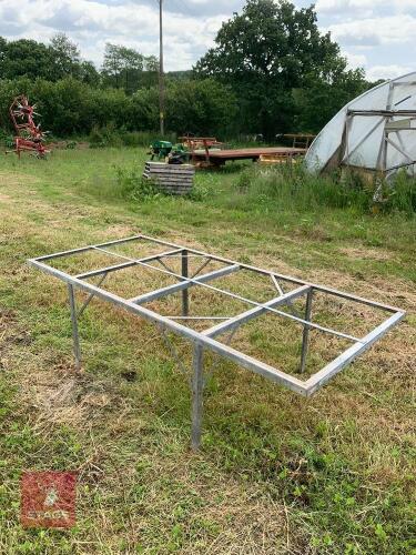 1 GALV STEEL STAGING FOR GREENHOUSE ETC