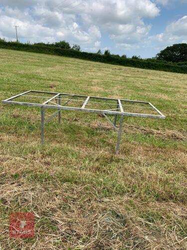 2 GALV STEEL STAGING FOR GREENHOUSE ETC