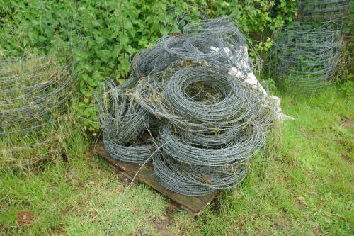 LRG QTY OF BARBED WIRE