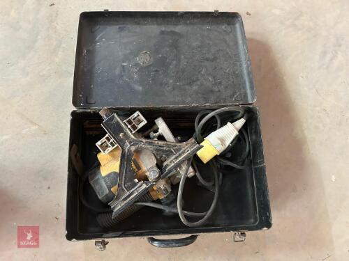 110V DEWALT ROUTER AND CASE