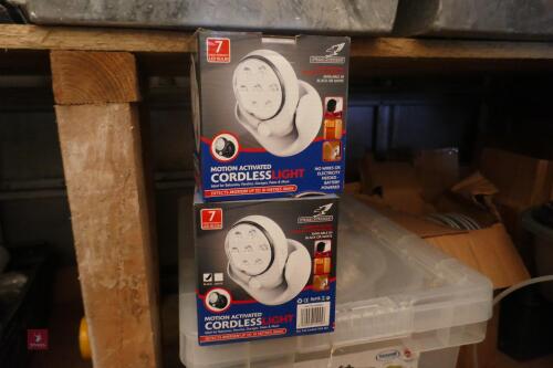 2 BRAND NEW MOTION ACTIVIATED LIGHTS