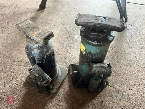 2 HYDRAULIC WORKSHOP JACKS