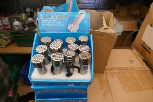 LRG QTY OF LED TORCHES