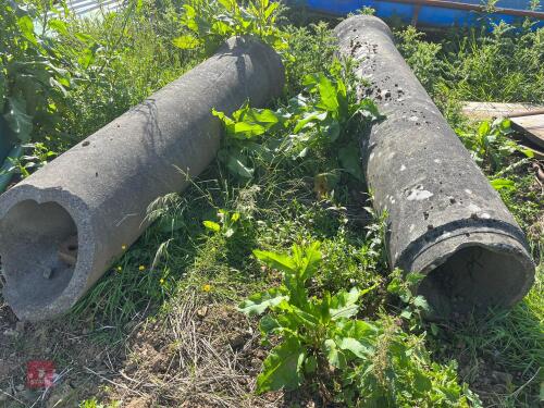 2 CONCRETE PIPES