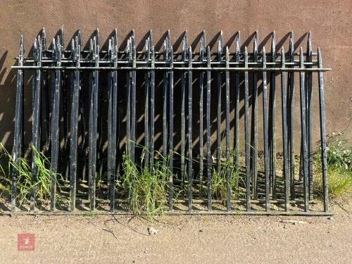 4 HEAVY DUTY IRON RAILINGS