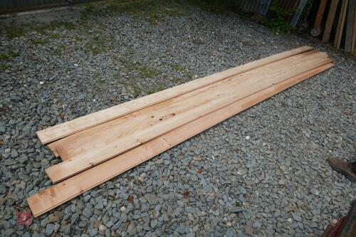 30 X 4.8M OF CEDAR TONGUE & GROOVE