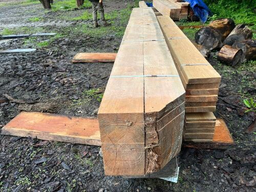 14 X 3.65M LARCH PLANKS (4)