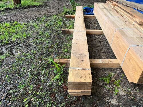 5 X 3.9M LARCH PLANKS (5)