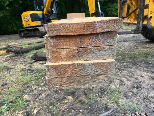 5 X 3.75M LARCH PLANKS (9)