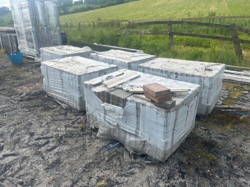 5 PACKS OF MARSHALLS PRIORA BLOCK PAVING
