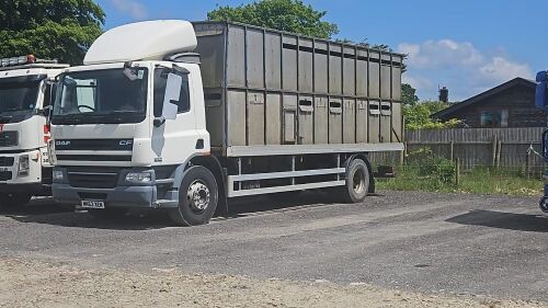 2014 DAF CATTLE LORRY