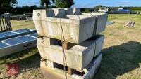 1 X 15 GALLON CONCRETE WATER TROUGH